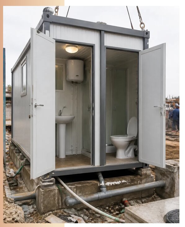 Изготовление и аренда сантехнических бытовок в Балакове